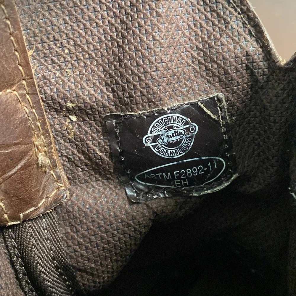 Justin Original Work Boots - Men Sz 11D - Picture 11 of 14